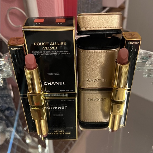 Chanel Rouge Allure Velvet Matte Lipstick Duo - Crush and Rencontre - Picture 2 of 6